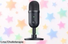 Micrófono USB Razer Seiren V2 X con voz cristalina y aislamiento: ¡chollo brutal para streamers que buscan una calidad de sonido excepcional ya!