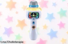 Micrófono infantil karaoke VTech con Bluetooth, un ofertón que hará brillar las sonrisas de los peques mientras cantan y salen a escena en casa. ¡No te lo pierdas!