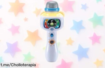 Micrófono infantil karaoke VTech con Bluetooth, un ofertón que hará brillar las sonrisas de los peques mientras cantan y salen a escena en casa. ¡No te lo pierdas!