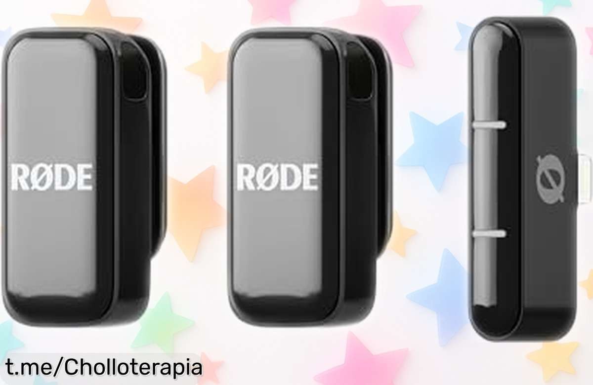 Micrófonos inalámbricos RØDE Wireless Micro, ¡gran ofertón para grabar sin cables y batería brutal! No dejes pasar esta oportunidad que no se repite.