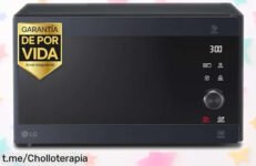 Microondas con grill LG MH6565CPW de 25 litros a precio loco: cocina y descongela rápido, ¡graba menos grasa al freír! No dejes pasar este ofertón único que hará tu vida más fácil.