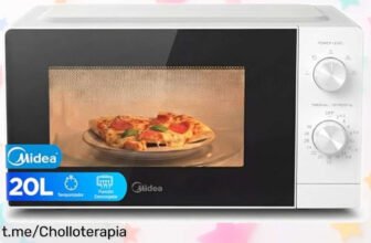 Microondas de sobremesa Midea de 20 litros y 700 W, ¡ofertón loco con función descongelación que hará tus comidas perfectas! No esperes más para disfrutarlo.