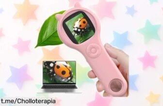Microscopio digital de mano para niños que despierta la curiosidad, ¡ofertón en su precio de escándalo y listo para hacer sonar sus risas mientras aprenden jugando!