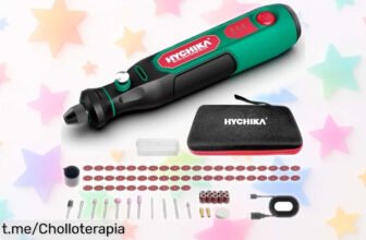 Mini amoladora eléctrica HYCHIKA 3,6V con 77 accesorios rebajada al precio loco: ¡potencia y versatilidad que no puedes dejar escapar! Añade creatividad a tu vida hoy mismo.