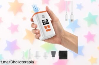 Mini bomba de aire eléctrica portátil con linterna integrada: inflado súper rápido y sin complicaciones, ¡artículo reventón que no puedes dejar pasar!