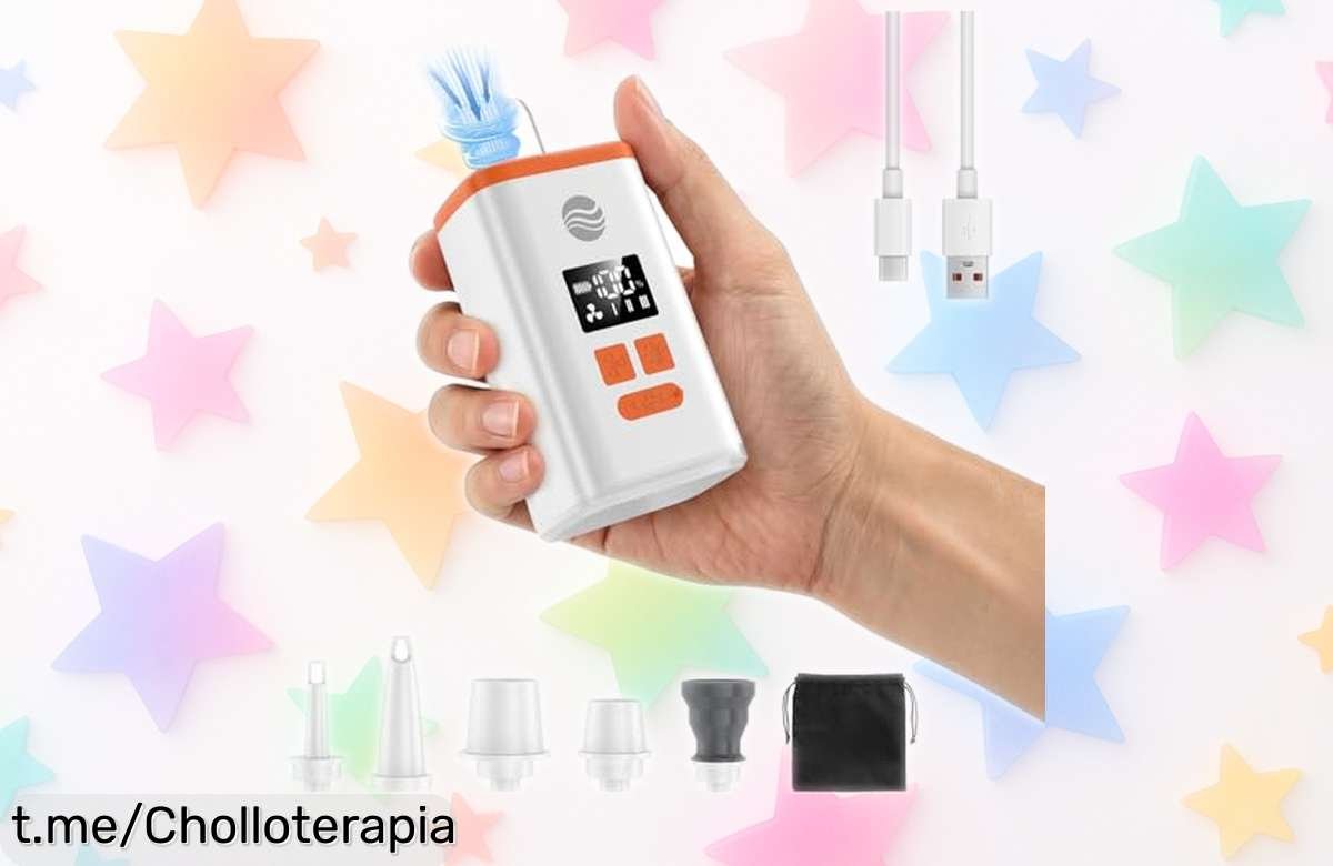 Mini bomba de aire eléctrica portátil con linterna integrada: inflado súper rápido y sin complicaciones, ¡artículo reventón que no puedes dejar pasar!