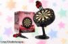 Mini diana Bulli de 15 cm con soporte ajustable: ¡ofertón para alegrar tu escritorio y hacer sonreír a un amante de los dardos! ¡Hazte con ella ya antes de que se acabe!