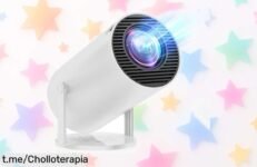 Mini proyector portátil 2026 con Android 11 y WiFi 6, ahora a un precio loco para disfrutar de tus pelis en cualquier lugar ¡No te quedes sin el tuyo antes que se agoten!