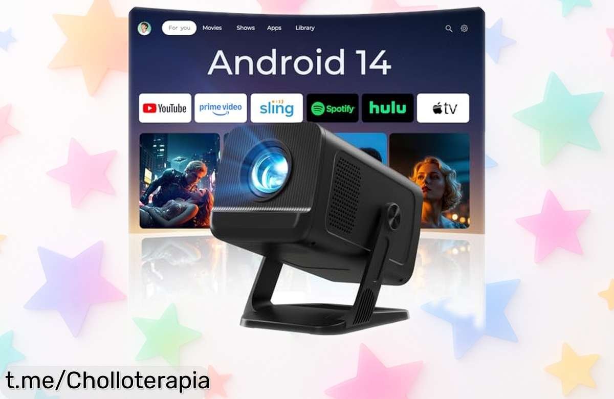 Mini proyector portátil LYNCAST: llevas el cine a todos lados, con imagen 4K y un precio tan bajo que querrás verlo ya ¡diseñado para disfrutar!