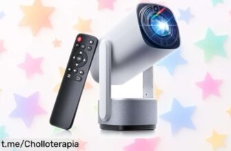 Mini proyector portátil SOOMFON con wifi y bluetooth, un chollo que convierte tu casa en cine de hasta 150 pulgadas. ¡No te quedes sin disfrutarlo!