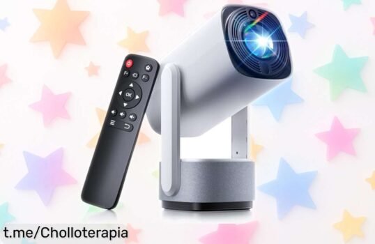 Mini proyector portátil SOOMFON con wifi y bluetooth, un chollo que convierte tu casa en cine de hasta 150 pulgadas. ¡No te quedes sin disfrutarlo!