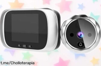 Mirilla digital GC Globalcommerce con visión nocturna: la forma más segura de saber quién está en la puerta y a un precio muy bajo que no te puedes perder. ¡Aprovecha ya esta oferta increíble!