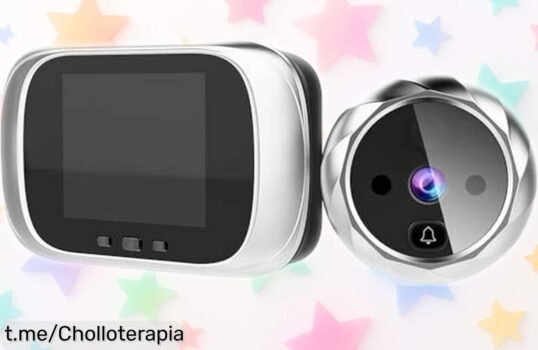 Mirilla digital GC Globalcommerce con visión nocturna: la forma más segura de saber quién está en la puerta y a un precio muy bajo que no te puedes perder. ¡Aprovecha ya esta oferta increíble!