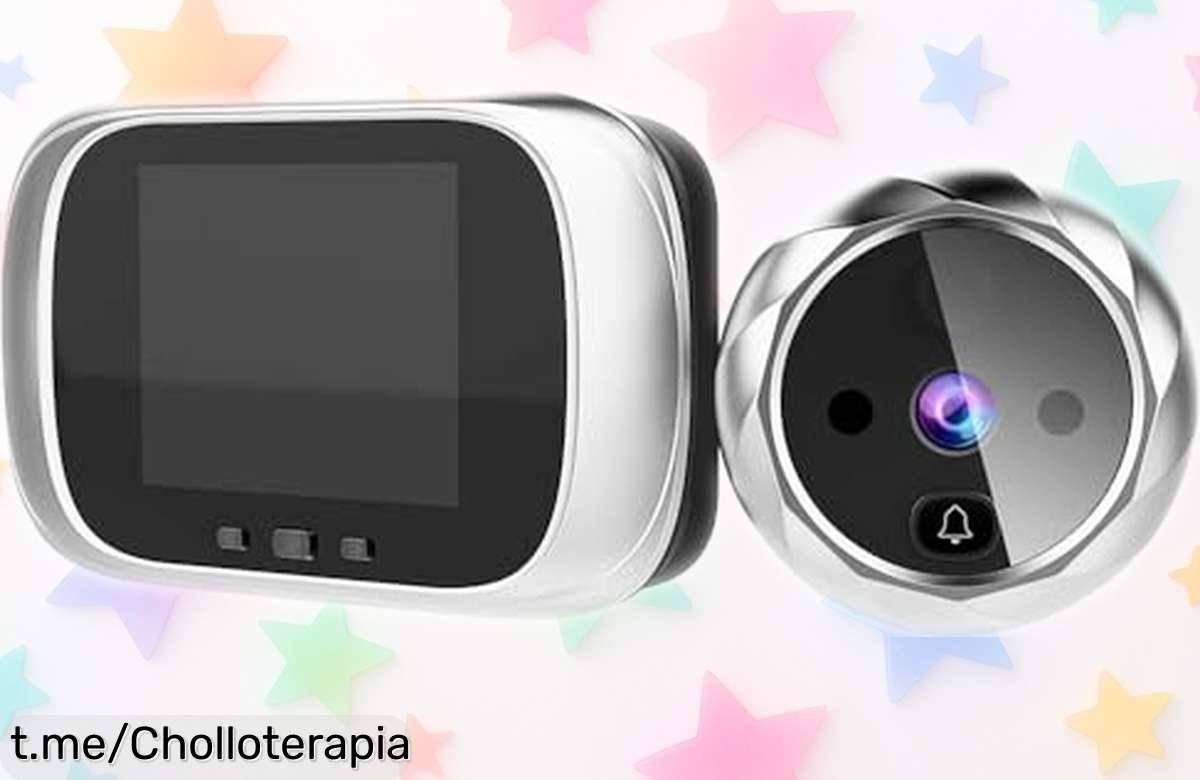 Mirilla digital GC Globalcommerce con visión nocturna: la forma más segura de saber quién está en la puerta y a un precio muy bajo que no te puedes perder. ¡Aprovecha ya esta oferta increíble!