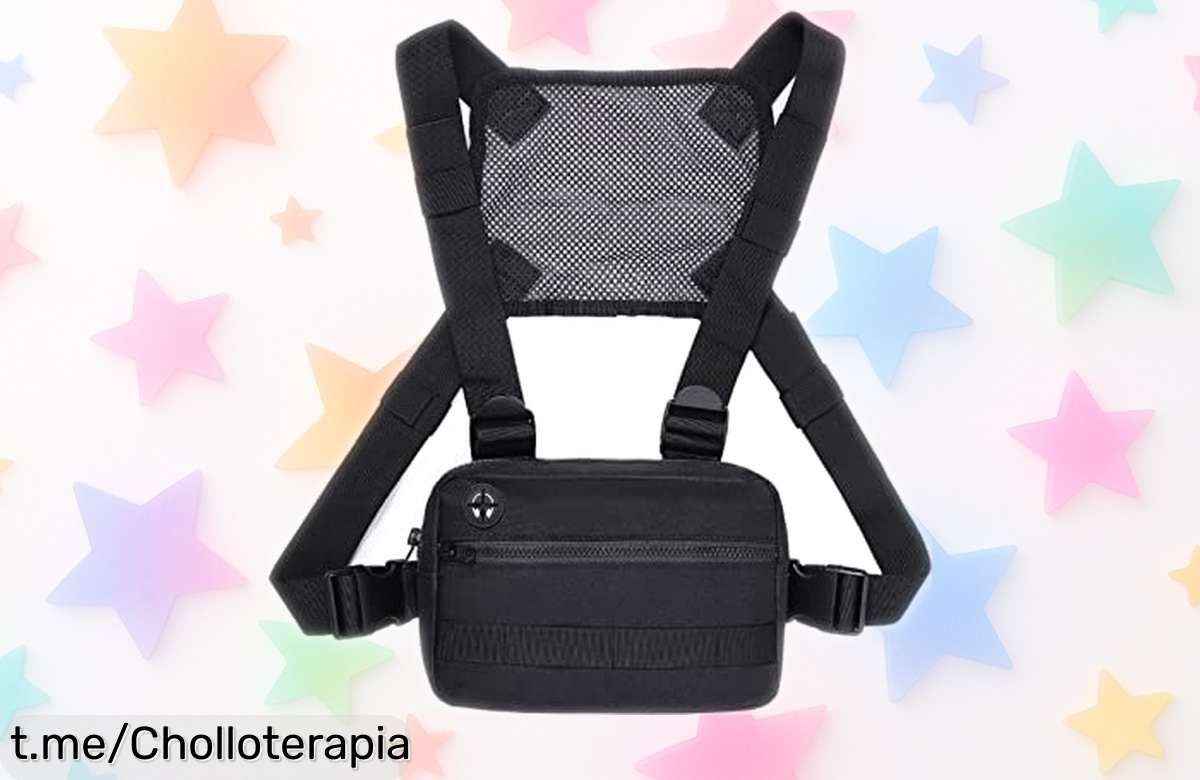 Mochila de pecho APLVFFZH impermeable y ligera, el ofertón que te hará disfrutar del movimiento mientras llevas todo organizado. ¡No dejes pasar esta oportunidad!