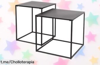 Modernas mesas auxiliares AKTIVE MAX para dar estilo a tu hogar, ¡con un diseño que enamora! No dejes pasar este chollazo y dale ese toque especial a cada rincón.