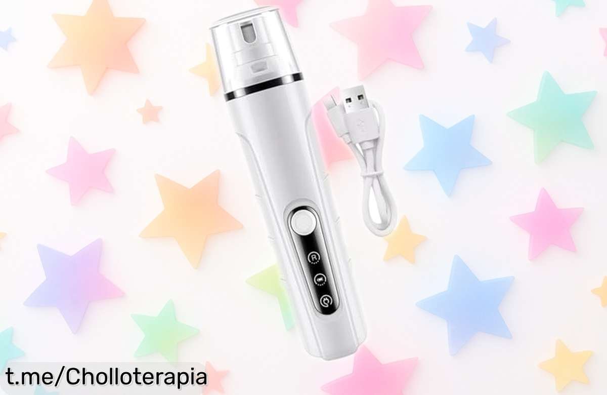 Molinillo de uñas para perros grandes Quiet Pet, fácil y silencioso: aprovecha este chollazo con luz LED y llévate la tranquilidad a casa ¡No te lo pierdas!