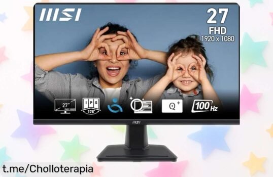 Monitor MSI Pro MP275 con 100 Hz, pantalla que cuida tus ojos y calidad HDR al mejor precio loco: ¡no te quedes sin el tuyo y mejora tu experiencia ya!