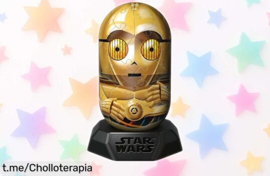 Montar tu propio C3PO de Ravensburger Hylkies a un precio nunca visto, ¡una pieza única para los fans de Star Wars que no querrás dejar pasar!