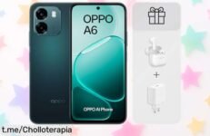 Móvil OPPO A6 256GB con cámara brutal, batería increíble y pack completo en un precio de ganga que no podrás dejar escapar, ¡aprovéchalo antes de que se acabe!
