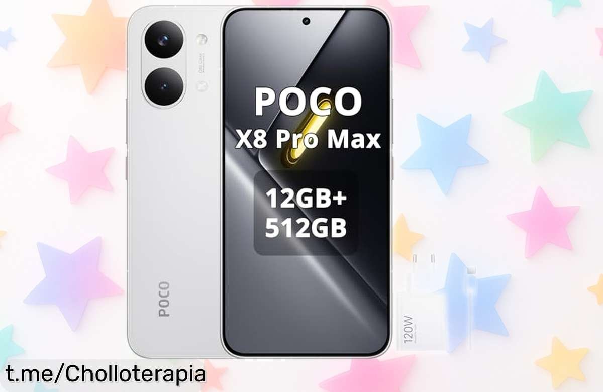 Móvil Xiaomi Poco X8 Pro Max: La bestia que necesitas con 12 GB, pantalla AMOLED y batería brutal. Llévalo ahora porque ¡esta oportunidad se va volando!
