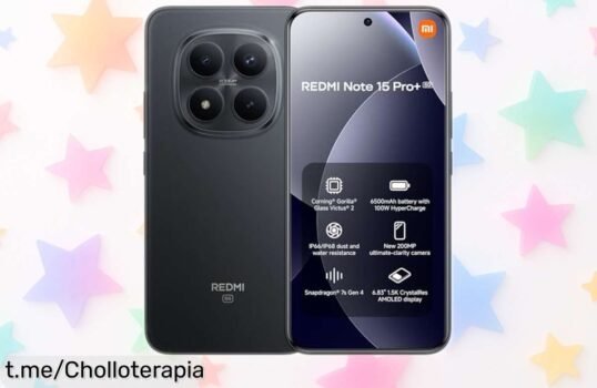 Móvil Xiaomi Redmi Note 15 Pro+ 5G con carga rápida y cámara de 200 MP a un precio que se siente como un regalo, ¡aprovéchalo antes de que desaparezca!