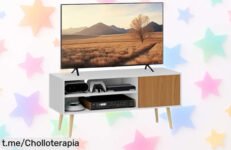 Mueble de TV moderno HOMCOM: ordena tu salón y disfruta del espacio sin líos a un precio tan bajo que no podrás dejarlo pasar. ¡Hazte con él antes de que se acabe!