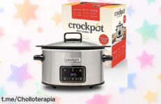 Olla lenta digital Crock Pot Sizzle & Stew de 3,5L a un precio brutal que hará que tus cenas sean deliciosas y sin esfuerzo; ¡no te quedes sin la tuya!