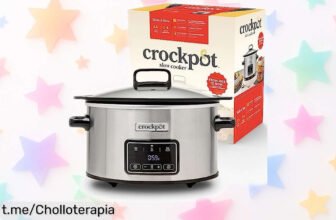 Olla lenta digital Crock Pot Sizzle & Stew de 3,5L a un precio brutal que hará que tus cenas sean deliciosas y sin esfuerzo; ¡no te quedes sin la tuya!