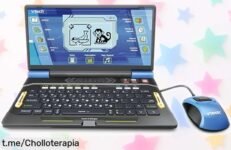 Ordenador interactivo VTech Genio XL bilingüe que enseña jugando a un precio regalado: ¡Más de 164 actividades educativas para aprender sin parar!