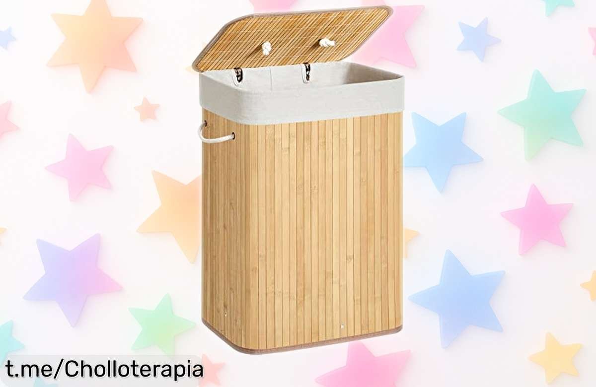 Organiza tu colada como un pro con el cesto de ropa sucia SONGMICS, ¡un ofertón que no se olvida! Sácale partido y despídete de los olores.