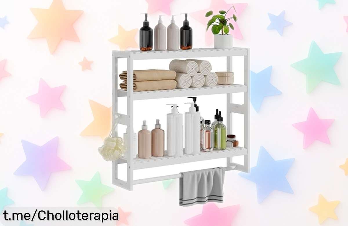 Organizador de estante en bambú de 3 niveles para tu baño o cocina a un precio loco, ¡aprovéchalo y dale orden a tu vida sin gastar mucho!