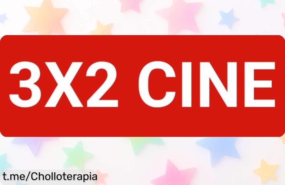 Pack 3×2 de entradas de cine: disfruta al máximo con amigos y familia, ¡un ofertón espectacular que no se da todos los días! Aprovecha hoy y llena tus noches de diversión.