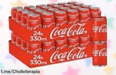 Pack brutal de 48 latas de CocaCola Original y Zero al precio más bajo del mercado, ¡asegura que tus días con amigos estén siempre frescos y burbujeantes!