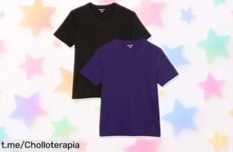 Pack de 2 camisetas ajustadas Amazon Essentials a precio loco, perfectas para lucir con estilo y comodidad. ¡Aprovecha esta oferta única antes que se agoten!