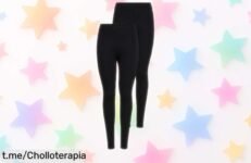 Pack de 2 leggings Only Onllive con caída perfecta y tela ultrasuave a un precio regalado, siente la libertad que mereces en cada paso ¡Date prisa antes que se acaben!
