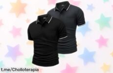 Pack de 2 polos JACKETOWN fresquitos y resistentes para el día a día, ¡no te pierdas este precio loco! Ideal para sentirte cómodo y con estilo en cada jugada.