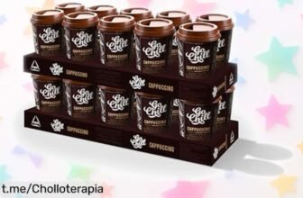 Pack de 20 Go Chill Capuchino listos para beber a un precio que te dejará con la boca abierta, ¡hazte con este chollazo y disfruta del sabor cremoso en un instante!
