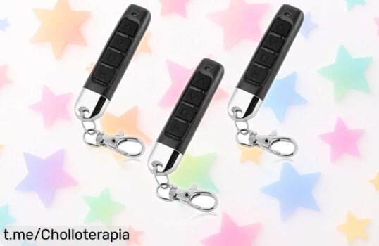 Pack de 3 mandos universales para garaje que nunca habías visto: abre a distancia con facilidad y ahorra hoy mismo antes de que suba su precio loco.
