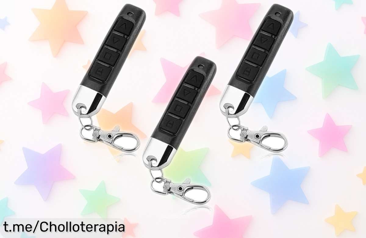 Pack de 3 mandos universales para garaje que nunca habías visto: abre a distancia con facilidad y ahorra hoy mismo antes de que suba su precio loco.