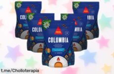 Pack de 5 cafés molidos Delta Colombia con sabor natural y notas cítricas a precio de escándalo, empieza tu día cargado de energía y disfruta cada sorbo como nunca antes.