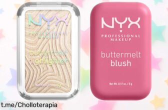 Pack de colorete y iluminador en polvo NYX Professional Makeup a precio loco, ¡luz y color para tu rostro todo el día! No dejes escapar este chollazo que te hará brillar.