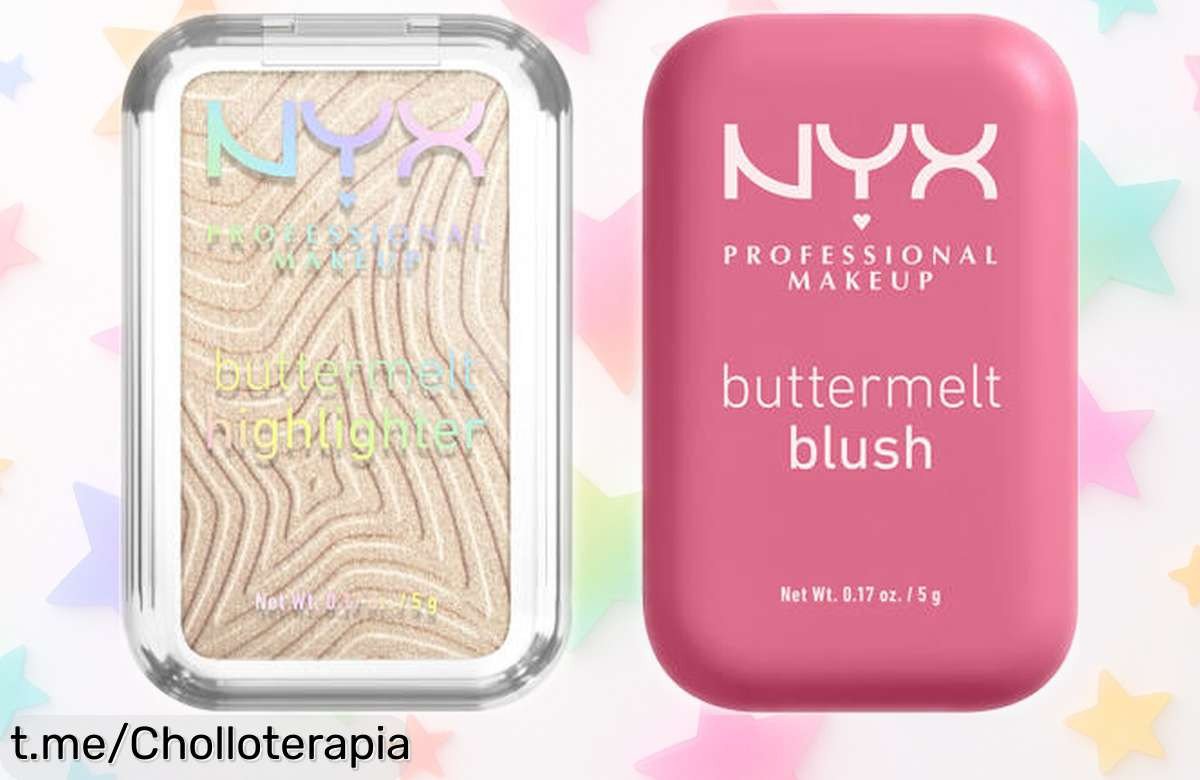 Pack de colorete y iluminador en polvo NYX Professional Makeup a precio loco, ¡luz y color para tu rostro todo el día! No dejes escapar este chollazo que te hará brillar.