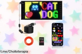 Pantalla LED para coche y camión con mensajes personalizables desde el móvil a un precio nunca visto, ¡hazte notar donde vayas y aprovecha este ofertón único!