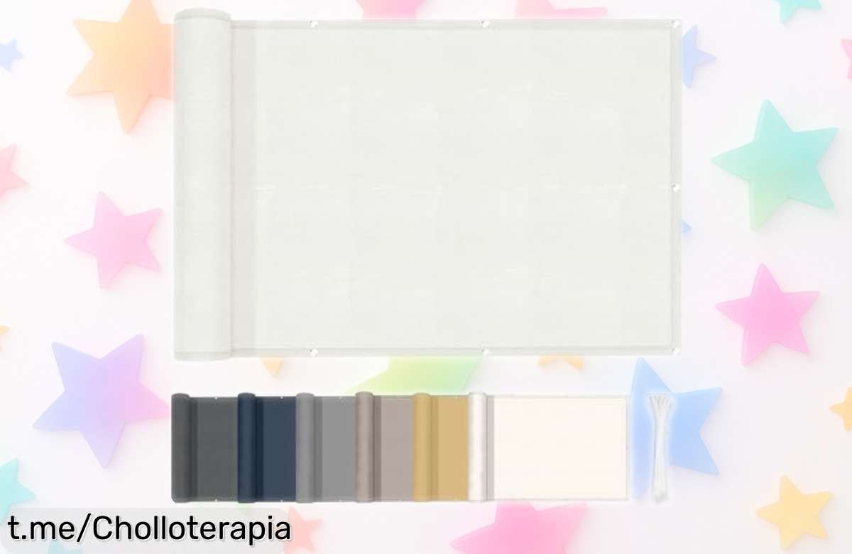 Pantalla de privacidad HENG FENG para balcón y terraza: protección súper resistente ante miradas curiosas, ¡ofertón irresistible para disfrutar tu espacio a lo grande!