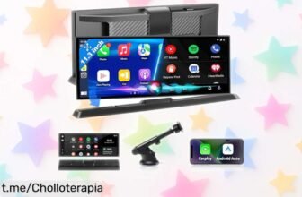 Pantalla gigante para el coche de 11,3 pulgadas con CarPlay y Android Auto a un precio tirado; navega sin líos y disfruta cada viaje como nunca antes.