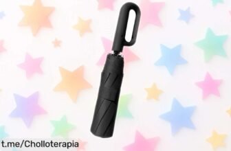 Paraguas de viaje plegable y automático, super resistente al viento: tu aliado perfecto para cualquier clima a un precio rebajado que no puedes dejar escapar.
