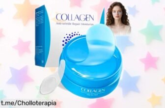 Parches mágicos para ojos con colágeno y ácido hialurónico: ¡60 piezas de hidratación intensa que eliminarán bolsas y ojeras al instante! No te pierdas este ofertón irresistible.