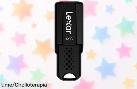 Pendrive Lexar JumpDrive 128GB a precio loco: guarda tus recuerdos sin parar y con la seguridad que necesitas. ¡No dejes pasar este ofertón único ya!
