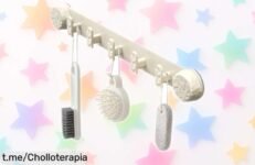 Perchero de pared minimalista que te ayudará a tener todo ordenado en casa: ¡aprovéchalo ahora y dale un toque chic sin vaciar tu bolsillo!